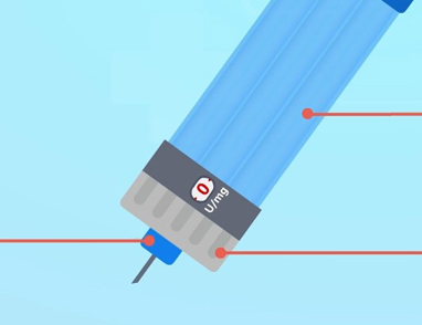胰岛素针的应用方式 MG动画